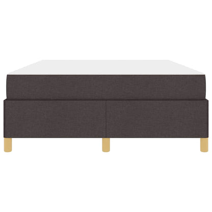 Boxspring bed Anders Donkerbruin en Wit 140 x 200 cm Stof