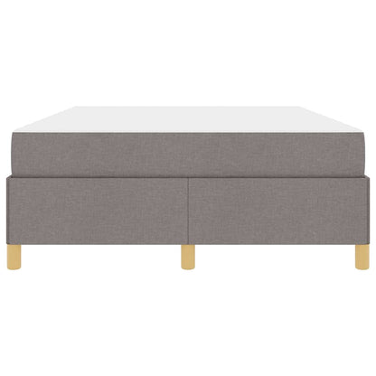Boxspring bed Anders Taupe en Beige en Wit 140 x 200 cm Schuim