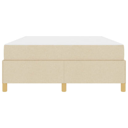 Boxspring bed Anders Crème en Wit 140 x 200 cm Stof