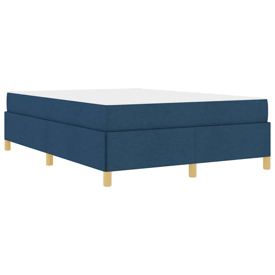 Boxspring bed Anders Zwart en Bruin en Wit 140 x 200 cm Stof