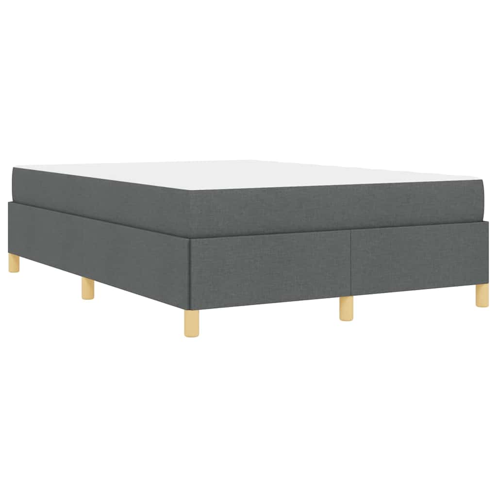Boxspring bed Anders Zwart en Bruin en Wit 160 x 200 cm Stof