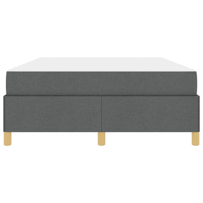 Boxspring bed Anders Zwart en Bruin en Wit 160 x 200 cm Stof
