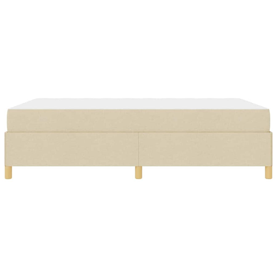 Boxspring bed Anders Crème en Wit 160 x 200 cm Stof
