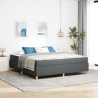Bedframe 180x200 cm donkergrijs