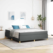 Bedframe 180x200 cm donkergrijs