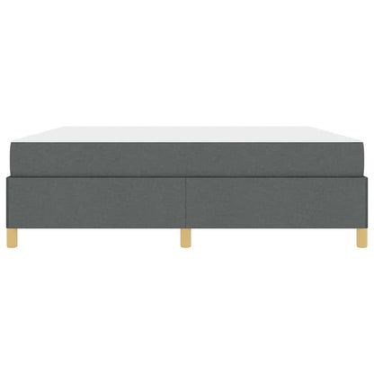 Boxspring bed Donkergrijs en Wit en Donkergrijs 180 x 200 cm