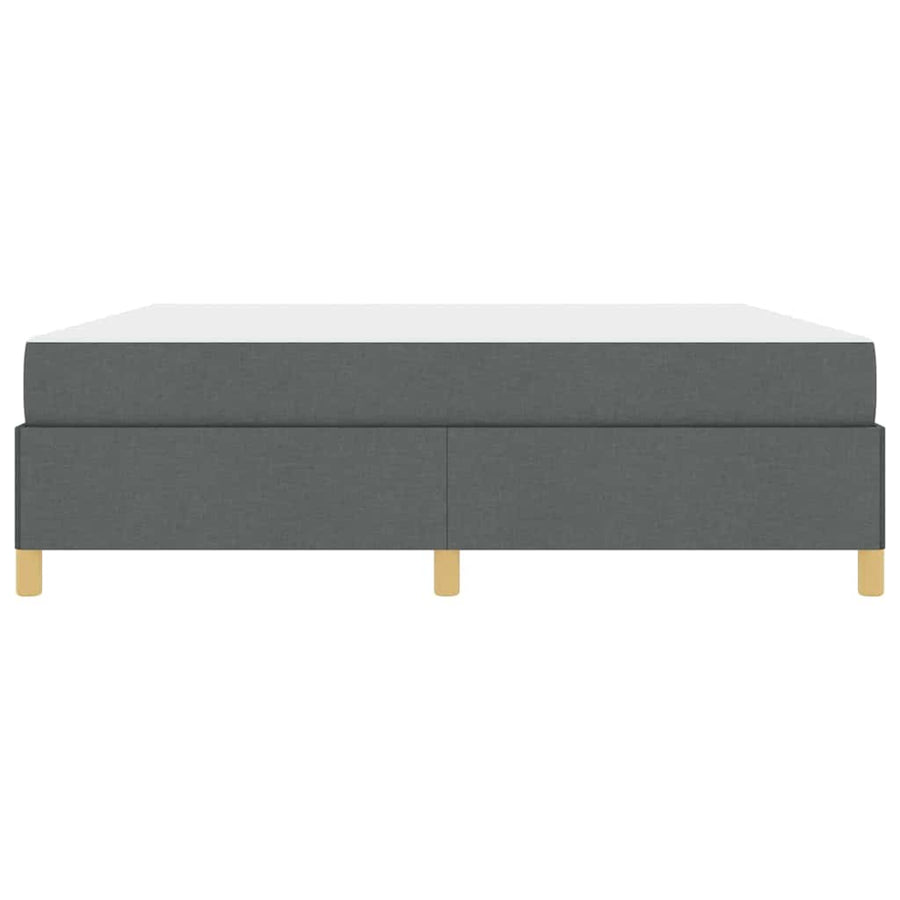 Boxspring bed Donkergrijs en Wit en Donkergrijs 180 x 200 cm