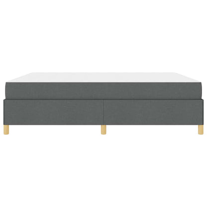 Boxspring bed Donkergrijs en Wit en Donkergrijs 180 x 200 cm