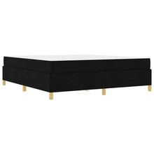 Boxspring bed Anders Zwart en Wit en Zwart 180 x 200 cm Stof