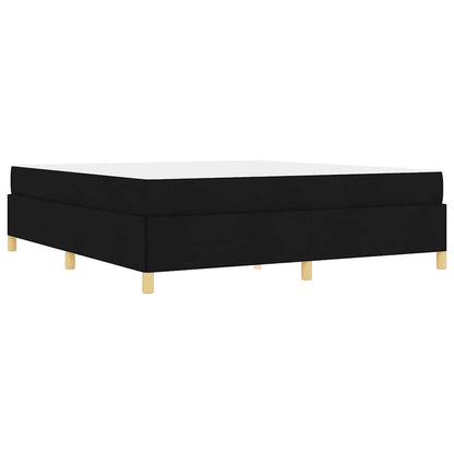 Boxspring bed Anders Zwart en Wit en Zwart 180 x 200 cm Stof