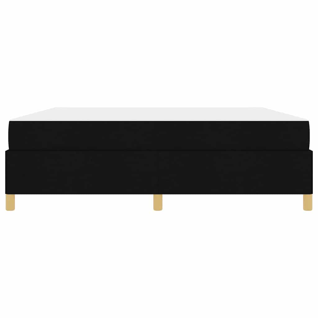 Boxspring bed Anders Zwart en Wit en Zwart 180 x 200 cm Stof