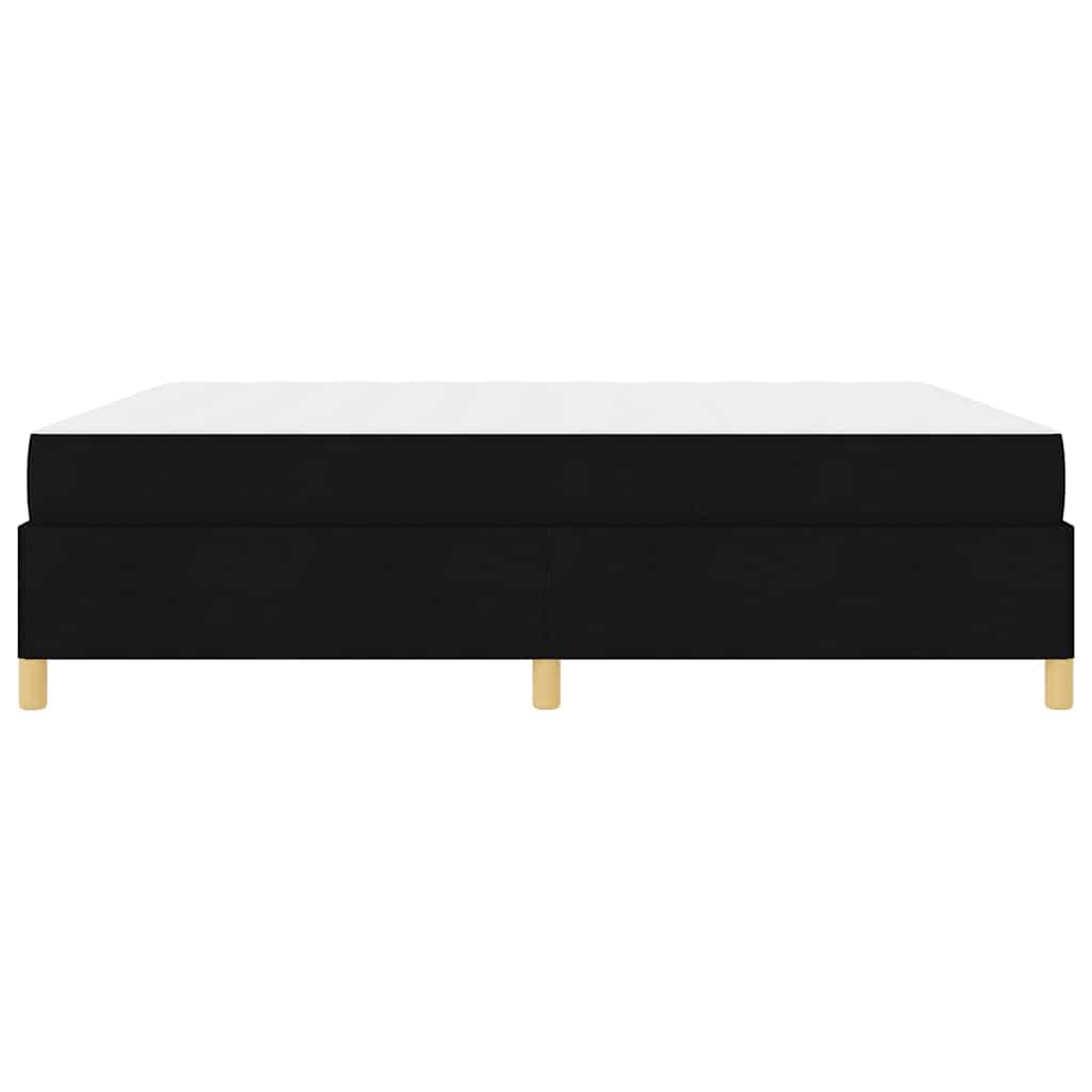 Boxspring bed Anders Zwart en Wit en Zwart 180 x 200 cm Stof