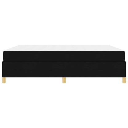 Boxspring bed Anders Zwart en Wit en Zwart 180 x 200 cm Stof