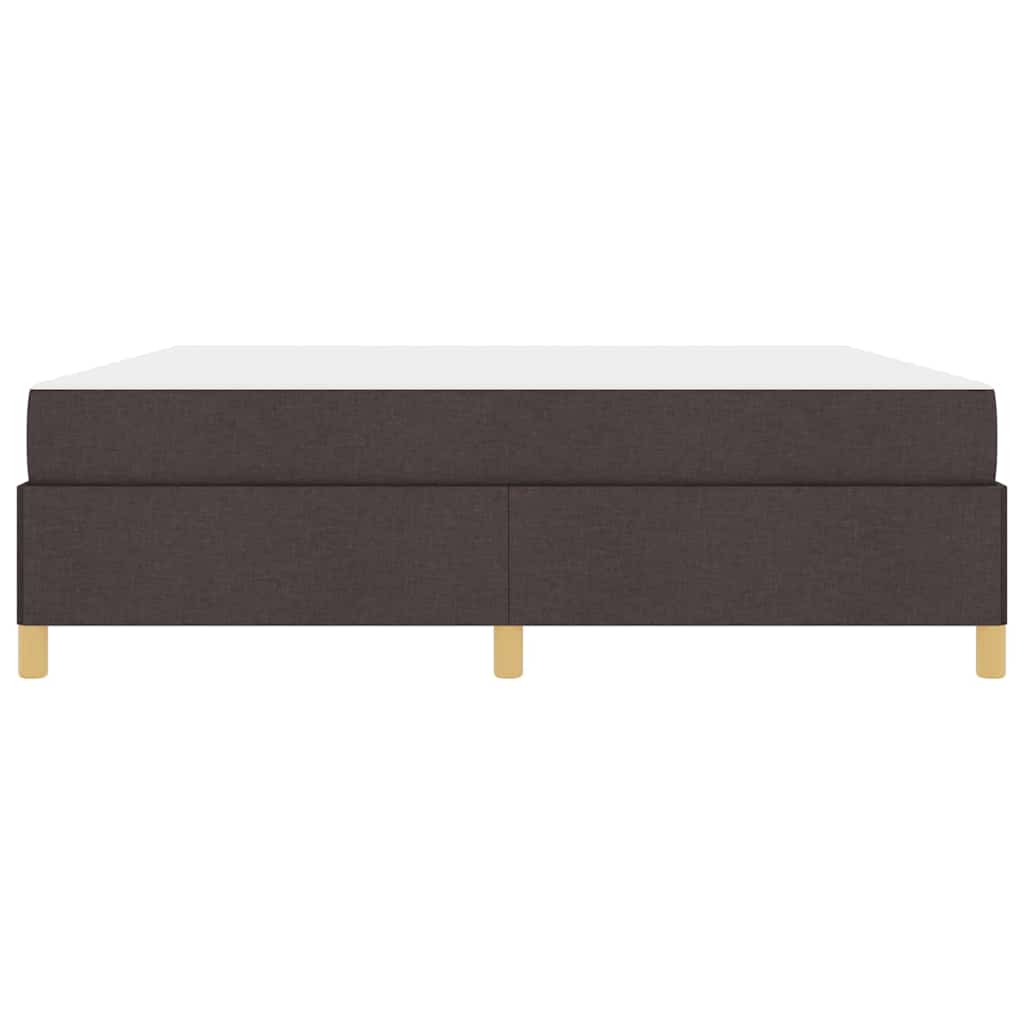 Boxspring bed Anders Donkerbruin en Wit 180 x 200 cm Stof