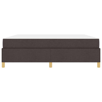 Boxspring bed Anders Donkerbruin en Wit 180 x 200 cm Stof