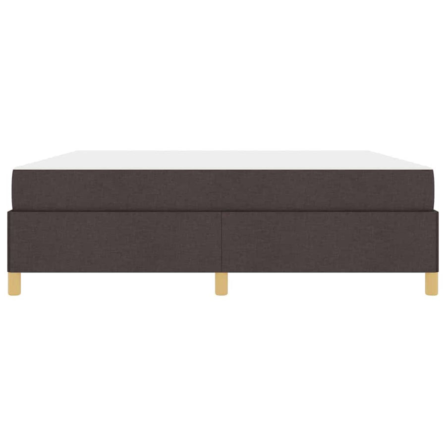 Boxspring bed Anders Donkerbruin en Wit 180 x 200 cm Stof