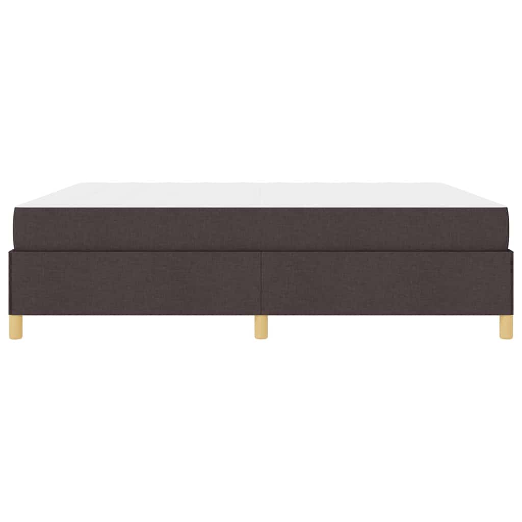 Boxspring bed Anders Donkerbruin en Wit 180 x 200 cm Stof
