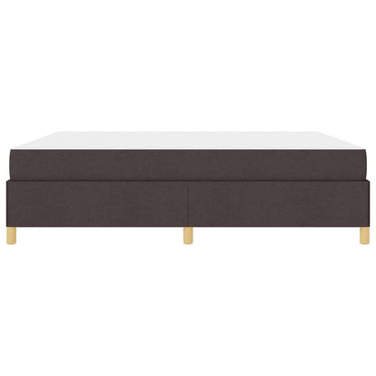 Boxspring bed Anders Donkerbruin en Wit 180 x 200 cm Stof