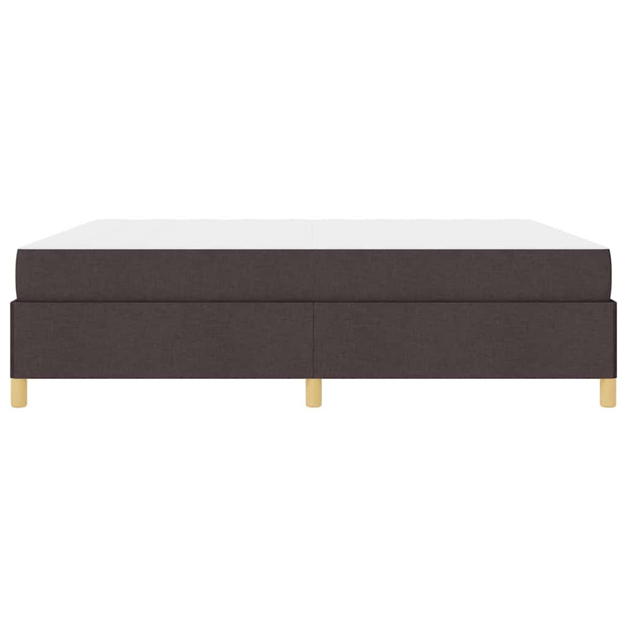 Boxspring bed Anders Donkerbruin en Wit 180 x 200 cm Stof
