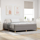 Bedframe 180x200 cm stof taupe