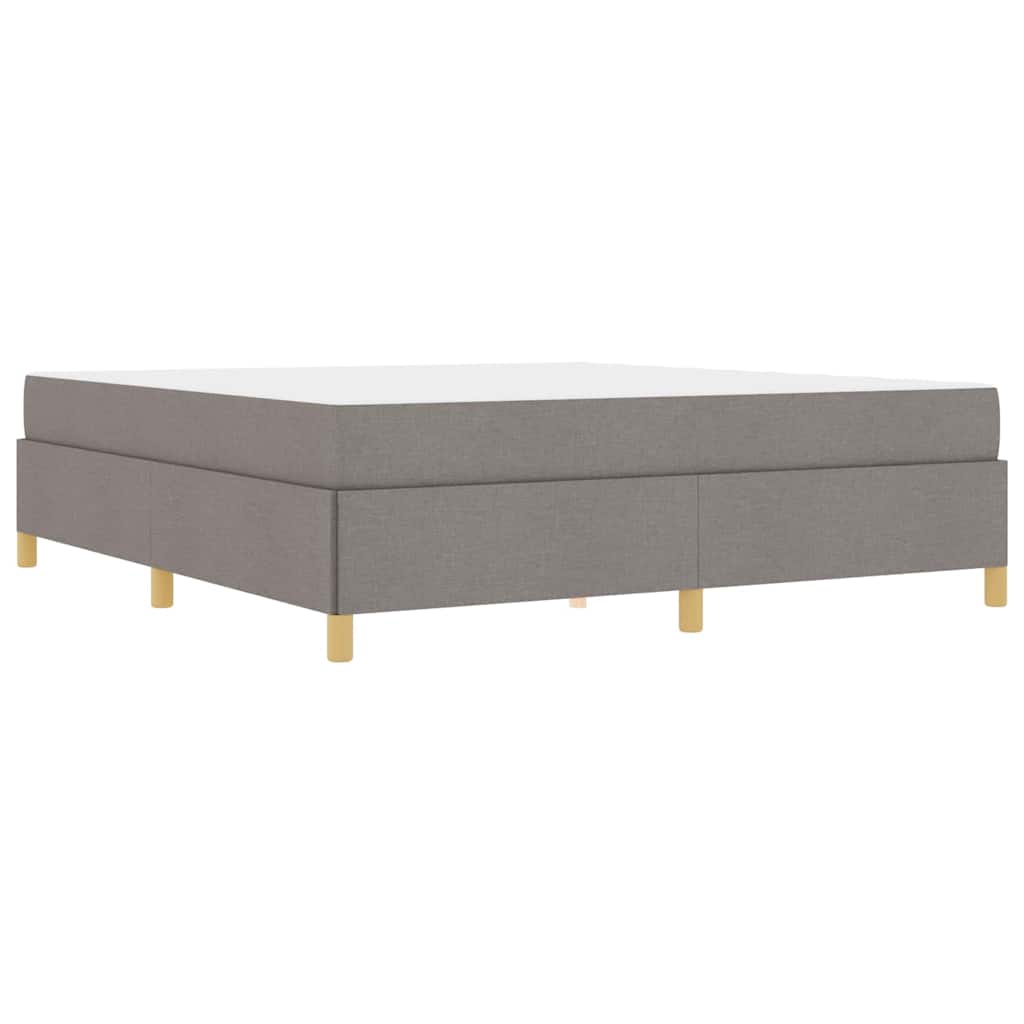 Boxspring bed Anders Taupe en Wit 180 x 200 cm Stof