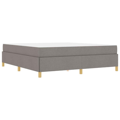Boxspring bed Anders Taupe en Wit 180 x 200 cm Stof