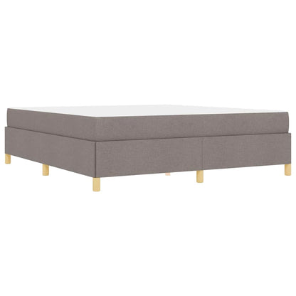 Boxspring bed Anders Taupe en Wit 180 x 200 cm Stof