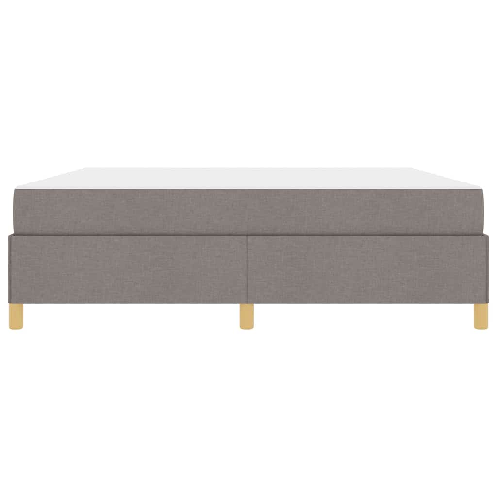 Boxspring bed Anders Taupe en Wit 180 x 200 cm Stof