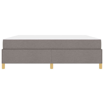 Boxspring bed Anders Taupe en Wit 180 x 200 cm Stof