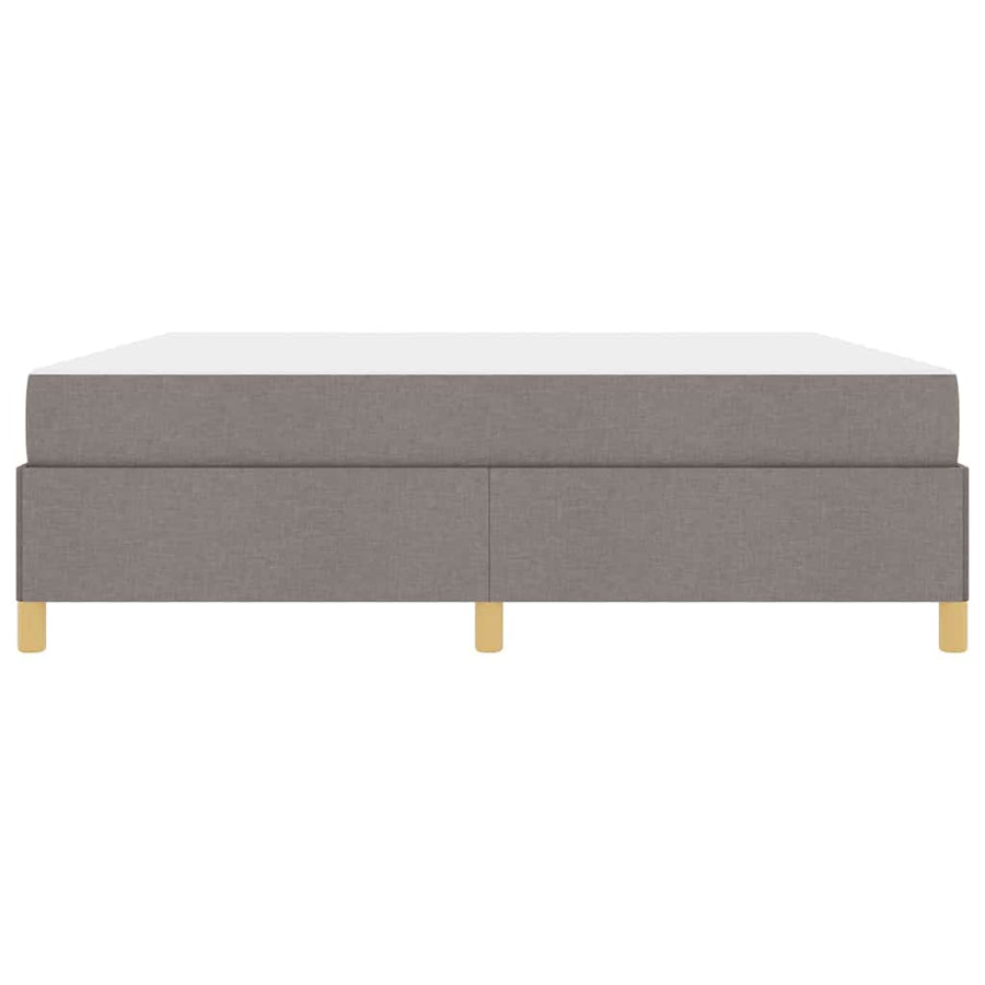 Boxspring bed Anders Taupe en Wit 180 x 200 cm Stof