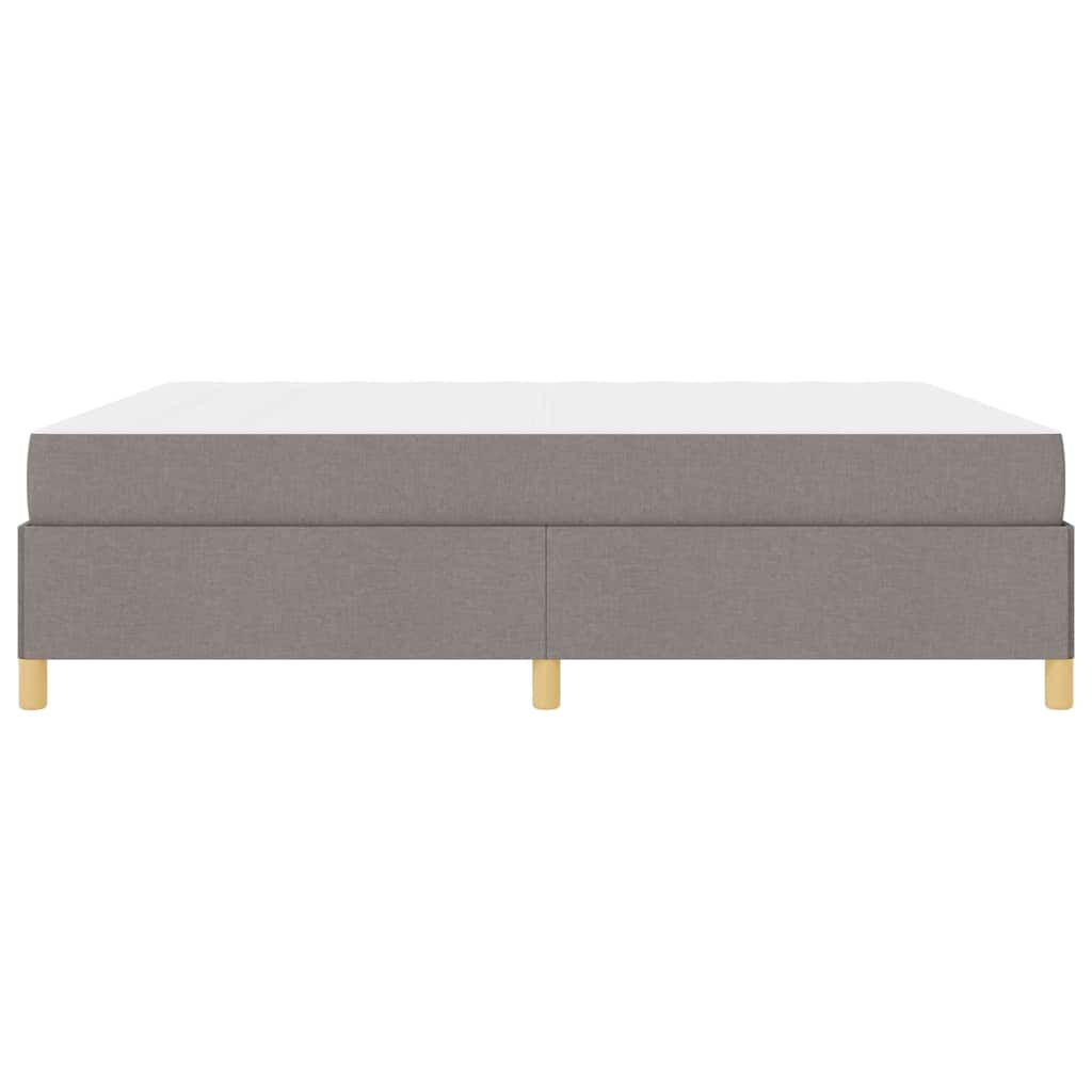 Boxspring bed Anders Taupe en Wit 180 x 200 cm Stof