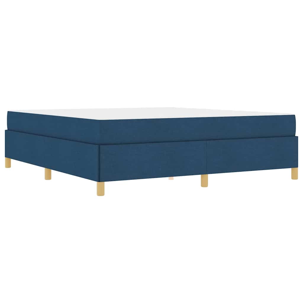 Boxspring bed Anders Blauw en Wit 180 x 200 cm Stof