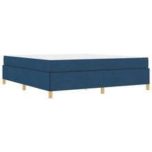Boxspring bed Anders Blauw en Wit 180 x 200 cm Stof
