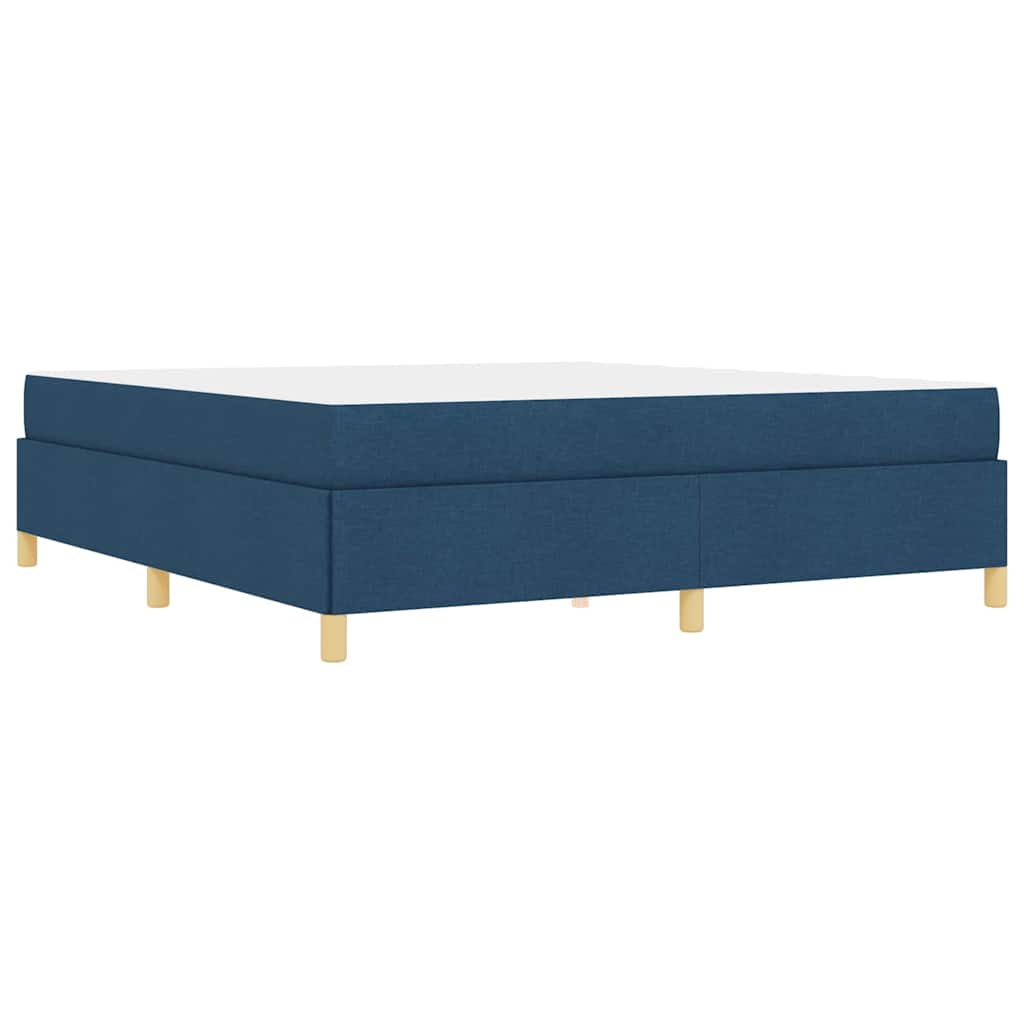 Boxspring bed Anders Blauw en Wit 180 x 200 cm Stof