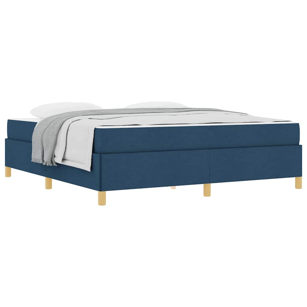 Boxspring bed Anders Blauw en Wit 180 x 200 cm Stof
