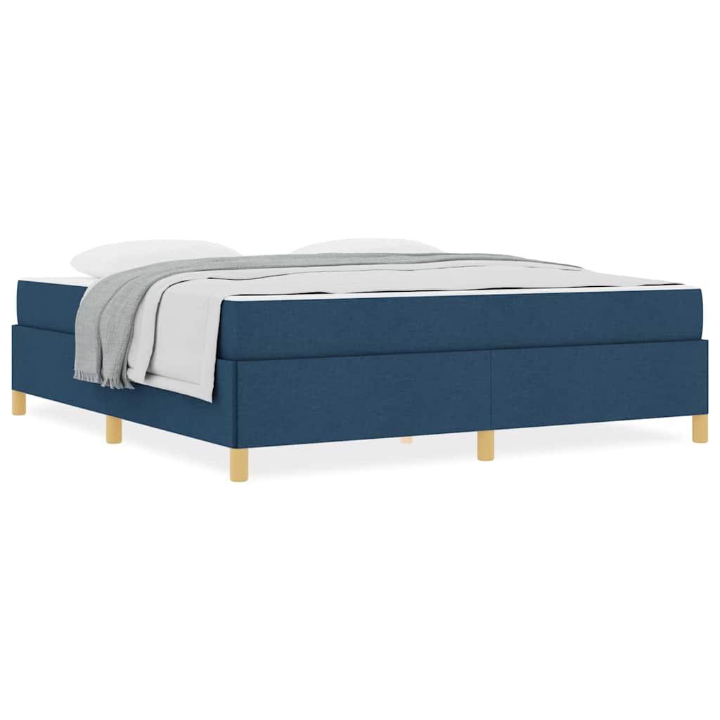 Boxspring bed Anders Blauw en Wit 180 x 200 cm Stof
