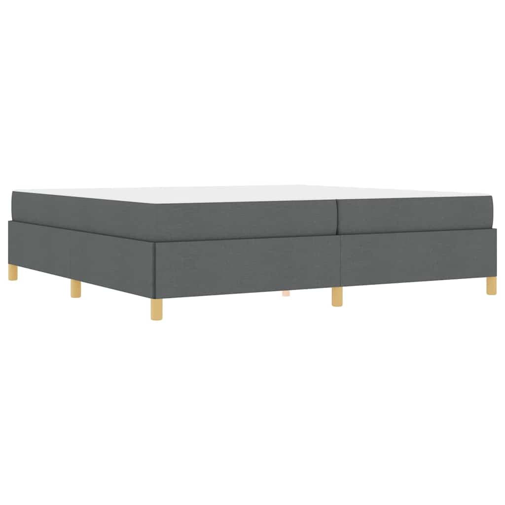 Boxspring bed Anders Donkergrijs 200 x 200 cm Stof