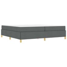 Boxspring bed Anders Donkergrijs 200 x 200 cm Stof