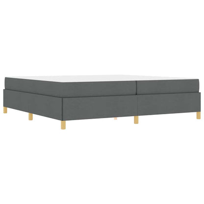Boxspring bed Anders Donkergrijs 200 x 200 cm Stof