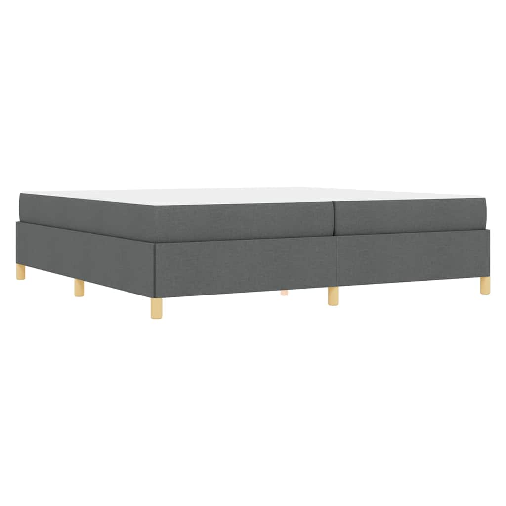 Boxspring bed Anders Donkergrijs 200 x 200 cm Stof