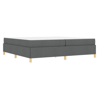 Boxspring bed Anders Donkergrijs 200 x 200 cm Stof