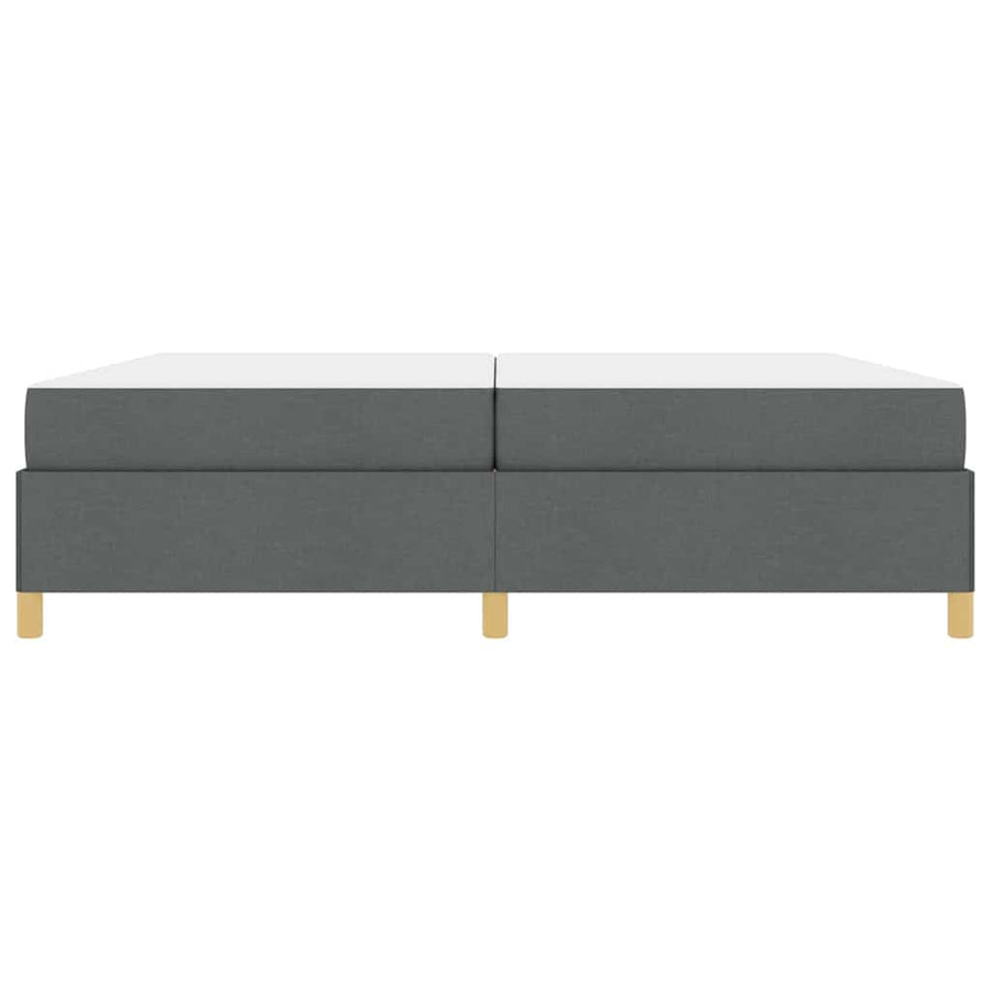 Boxspring bed Anders Donkergrijs 200 x 200 cm Stof