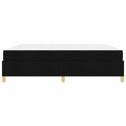 Boxspring bed Anders Zwart en Wit en Zwart 200 x 200 cm Stof