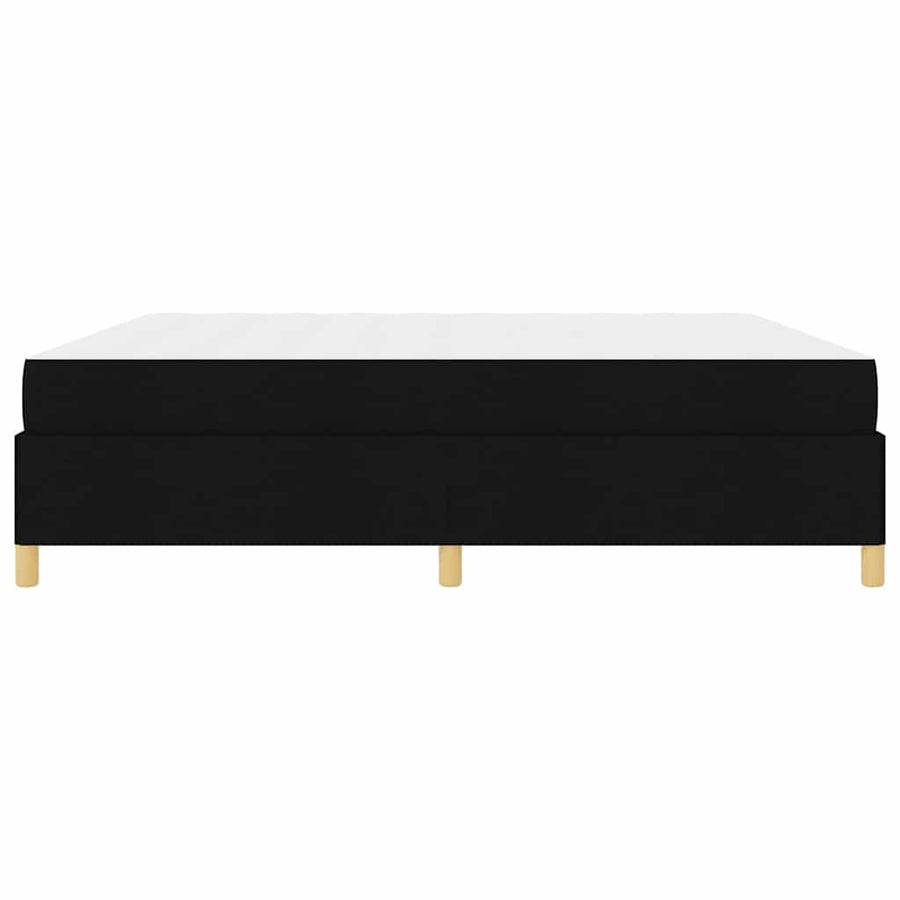 Boxspring bed Anders Zwart en Wit en Zwart 200 x 200 cm Stof