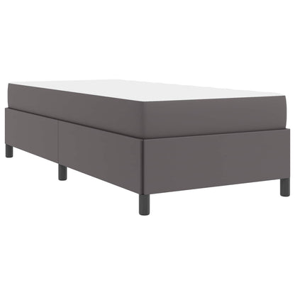 Bedframe met matras Grijs 80 x 200 cm Stof