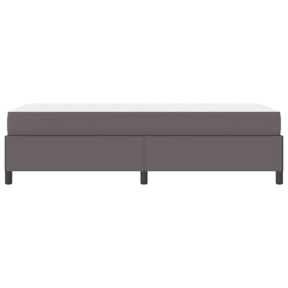 Bedframe met matras Grijs 80 x 200 cm Stof
