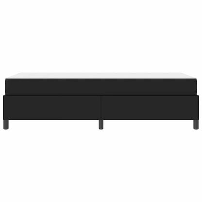 Bedframe met matras Zwart 90 x 190 cm Kunstleer