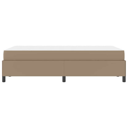 Bedframe met matras Cappuccino 120 x 190 cm Kunstleer