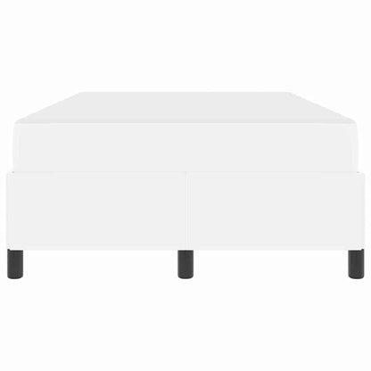 Bedframe met matras Wit 120 x 200 cm Kunstleer