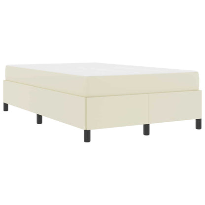 Bedframe met matras Crème 120 x 200 cm Stof